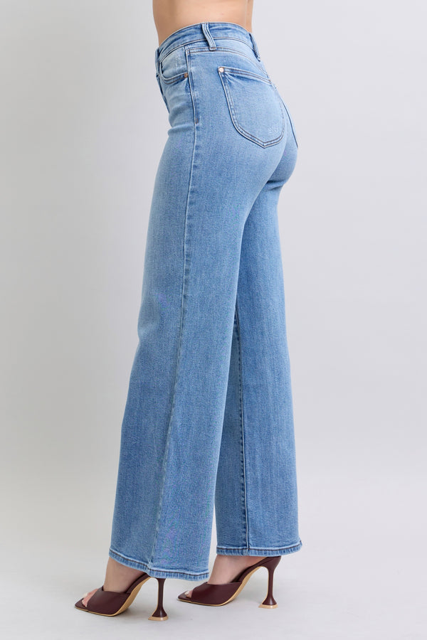 The Jenni HW Vintage Wash Retro Wide Leg | Judy Blue