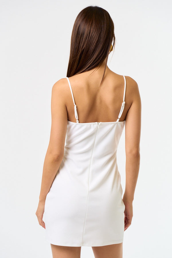 Going Back Dress White