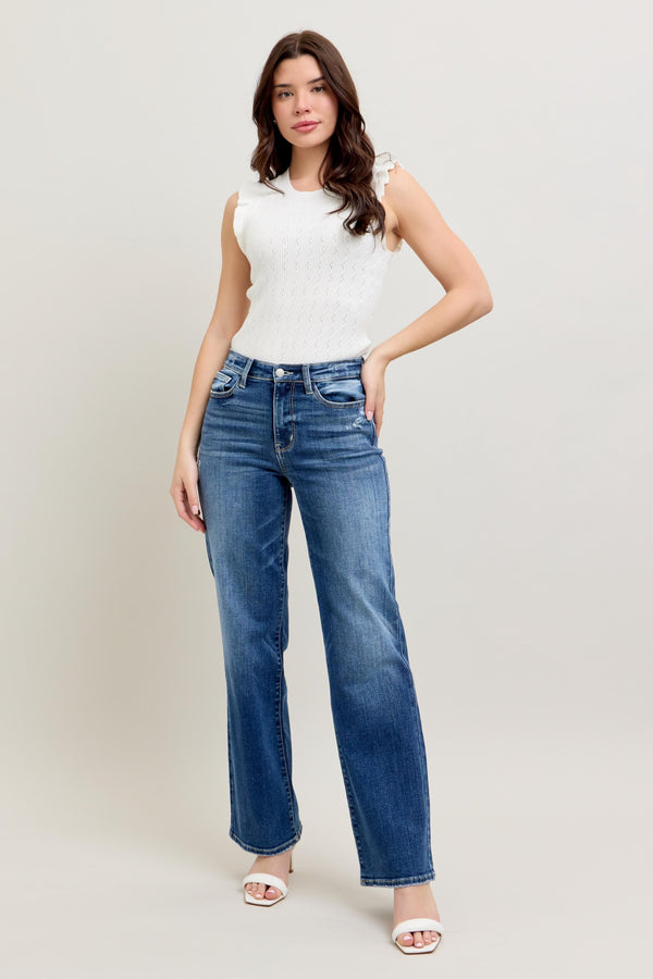 The Melissa Denim | Judy Blue High Waist 90's Straight Leg