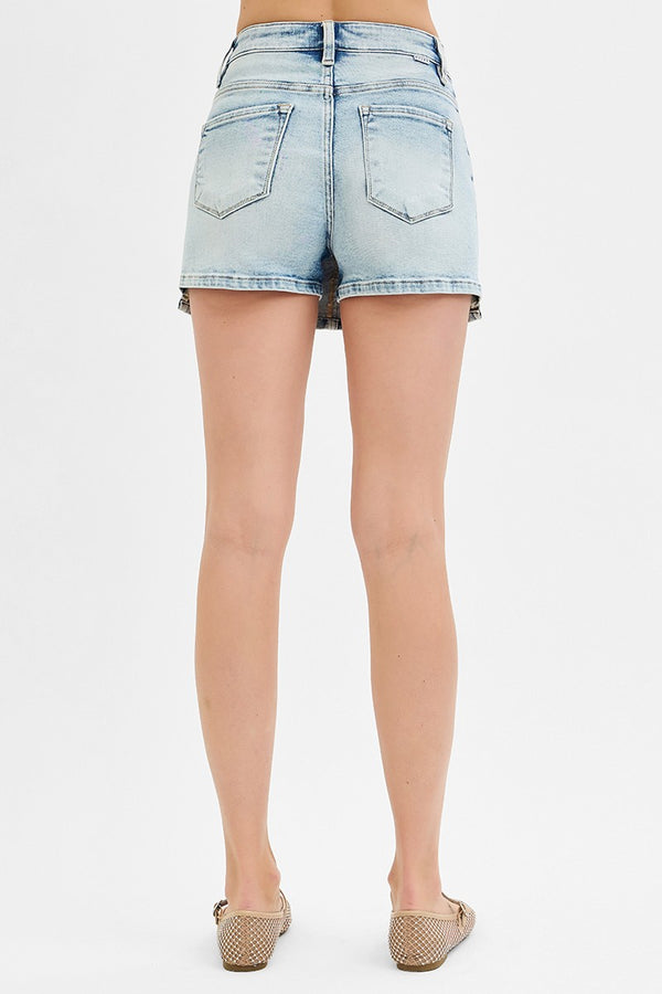 The Justine Skort High Rise Button Down Skorts