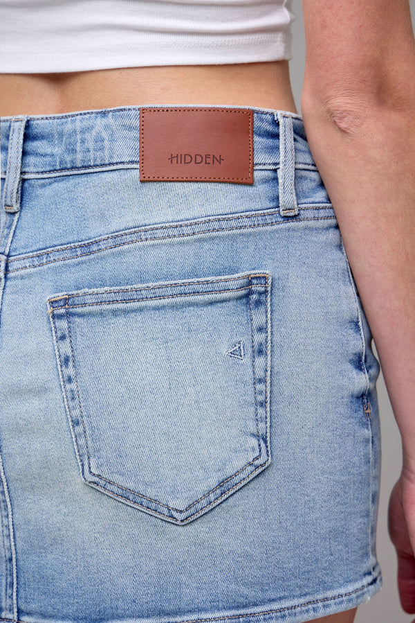 The Sadie Denim Mini Skirt | Hidden Denim