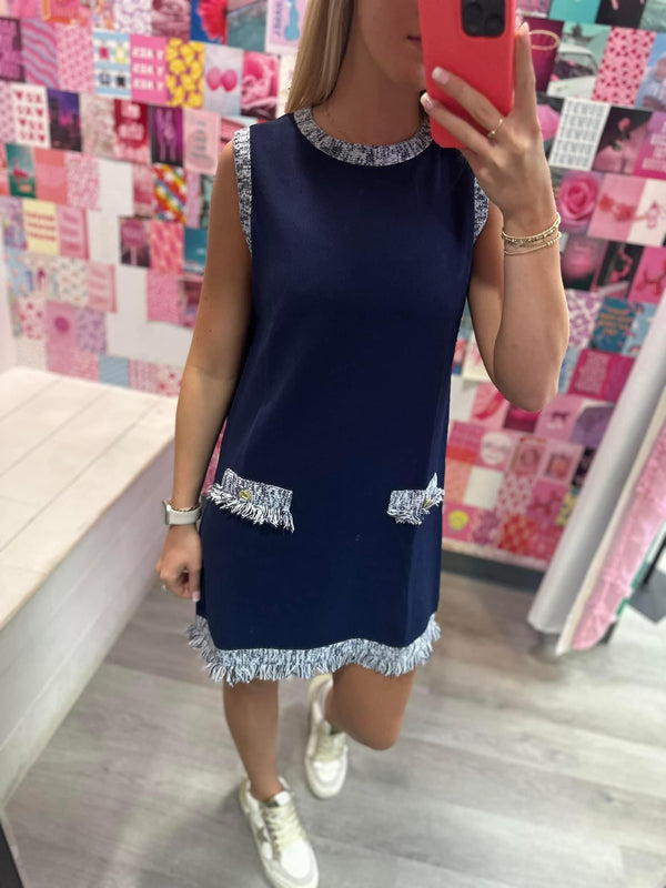 Must Be Magic Dress Navy