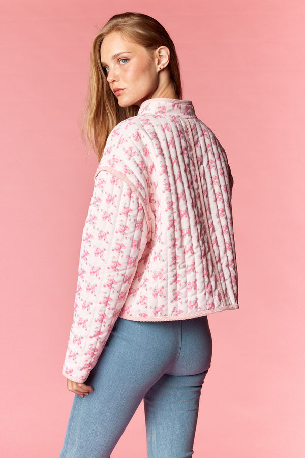 I Heart Bows Quilted Jacket