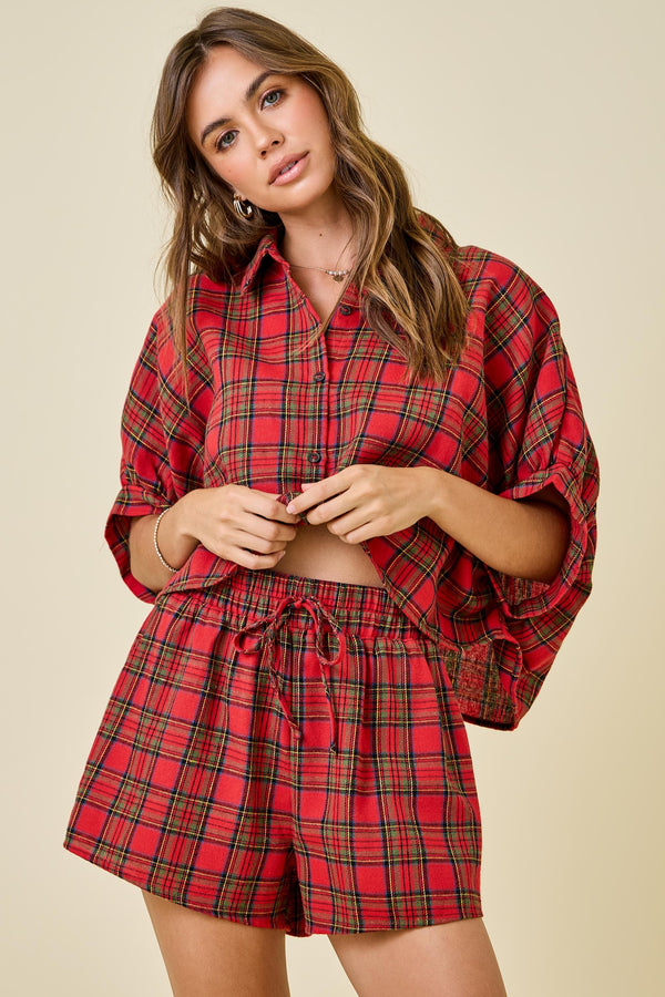 A Cozy Little Christmas Plaid Set