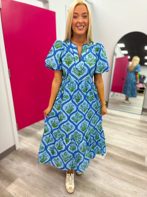 The Market Day Midi | Blue