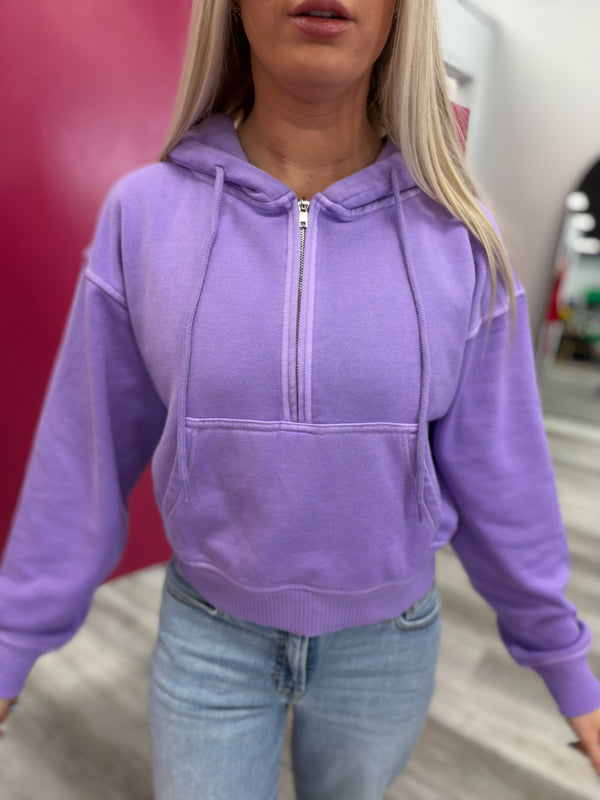 The Comfort Crush Hoodie Lavender