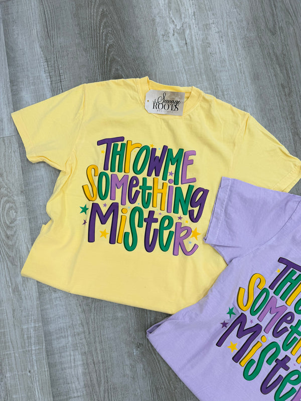 Throw Me Something Mardi Gras Graphic Tee