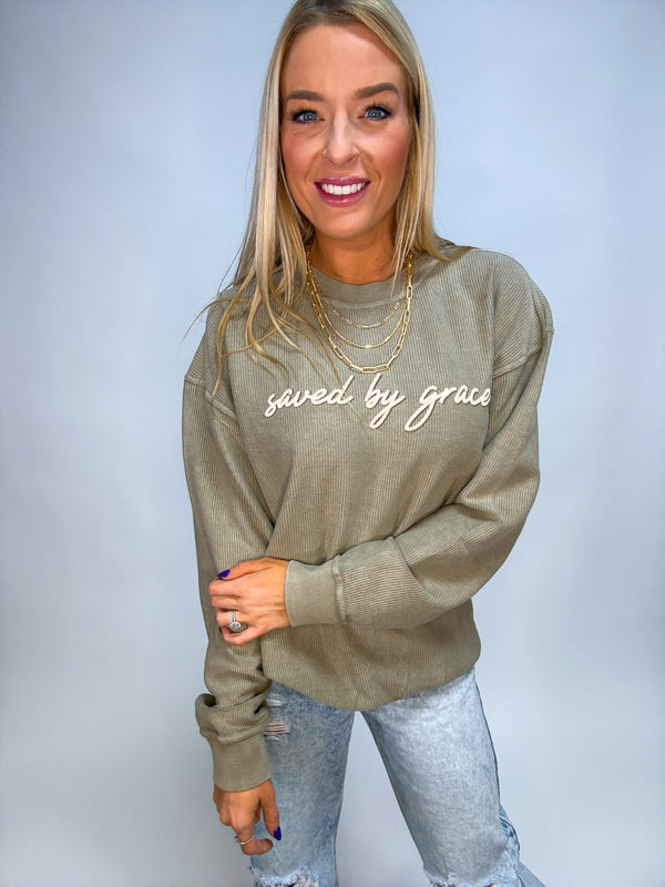 Saved Corduroy Pullover