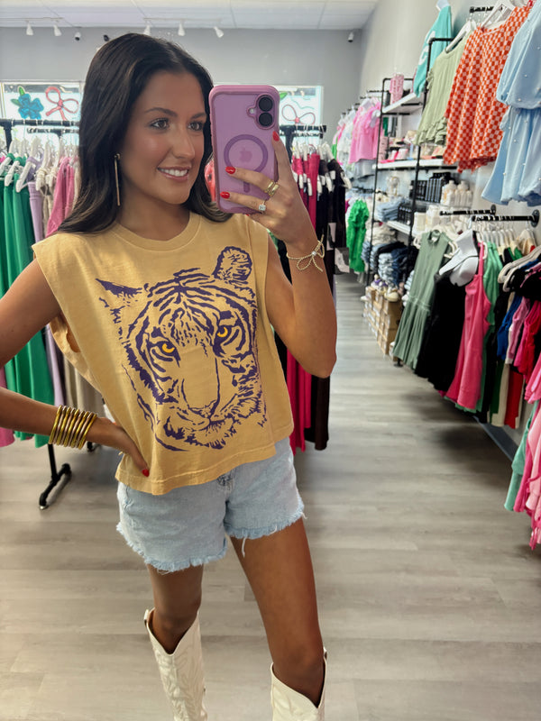 Tiger Muscle Tee Graphic