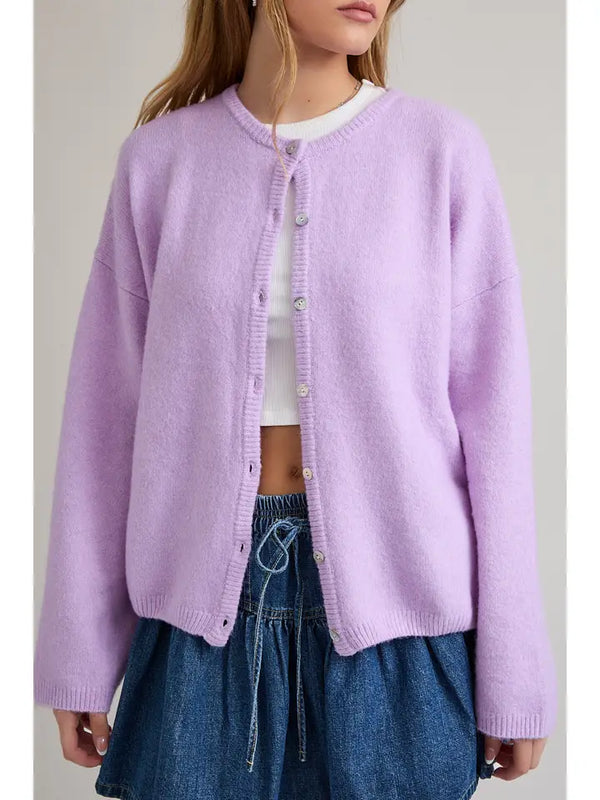 The Dreamy Lavender Cardigan