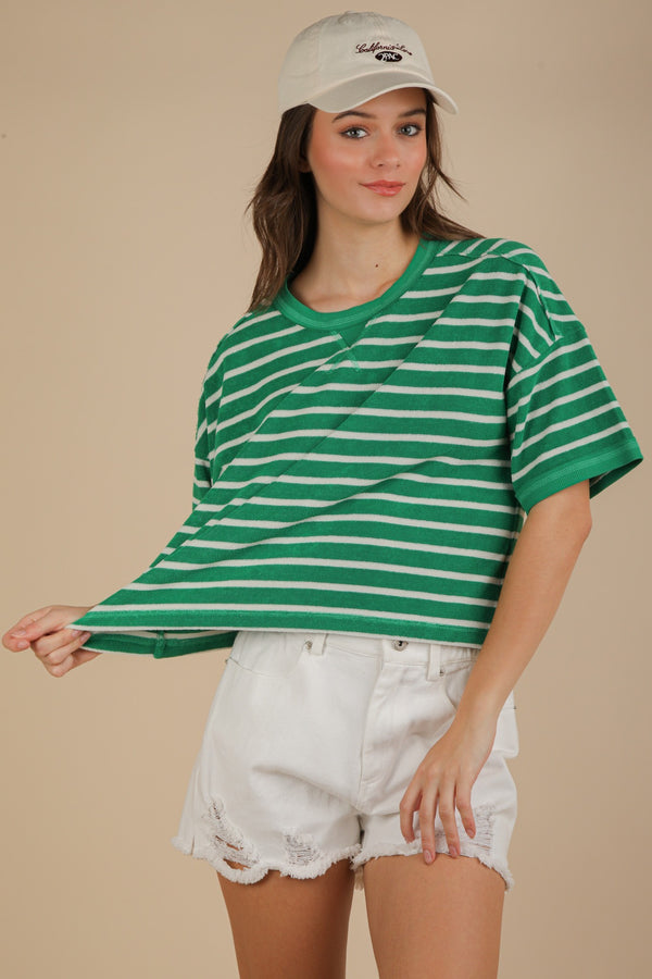 Good Day on the Greens Stripe Top