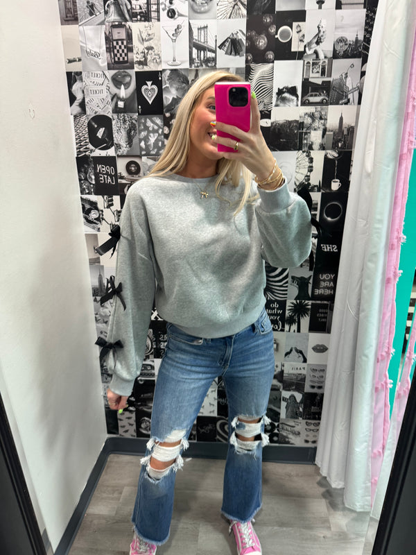 Bows on My Sleeve Sweatshirt