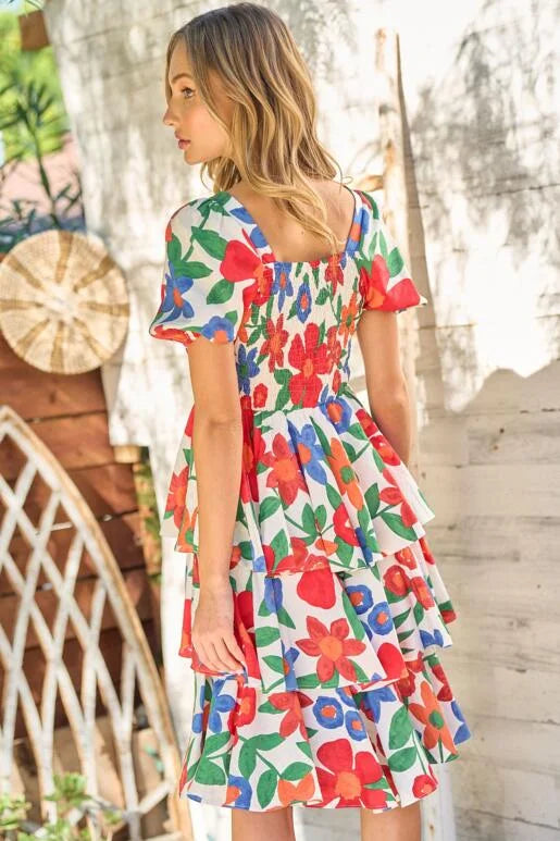 Take Me Through The Flowers Dress - Regular and Plus