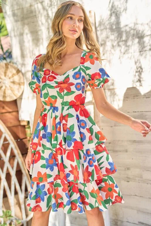 Take Me Through The Flowers Dress - Regular and Plus