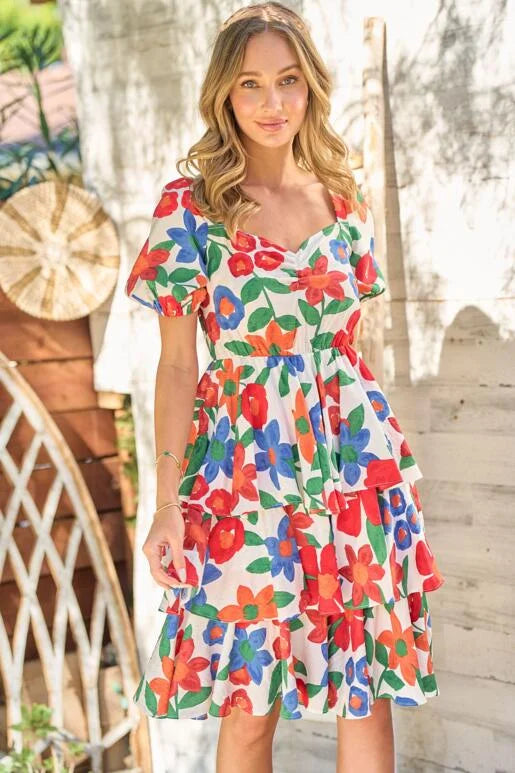 Take Me Through The Flowers Dress - Regular and Plus