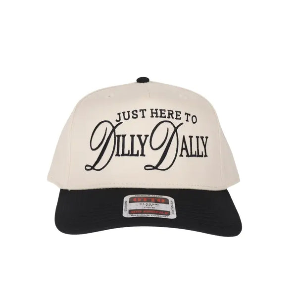 Dilly Dally Embroidered Trucker Hat