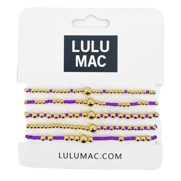 Purple Bracelet Stack | LULU MAC
