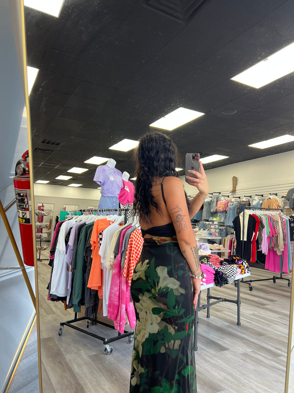 Must Be Dreaming Fitted Floral Slip Dress