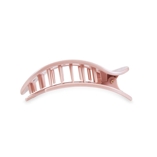 Round Flat Hair Clip | Medium | Pearly Pink