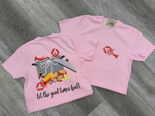 Crawfish Boil Bow Graphic Tee