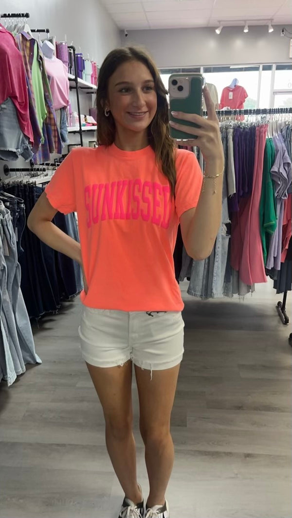 Sun Kissed Summer Neon Graphic Tee