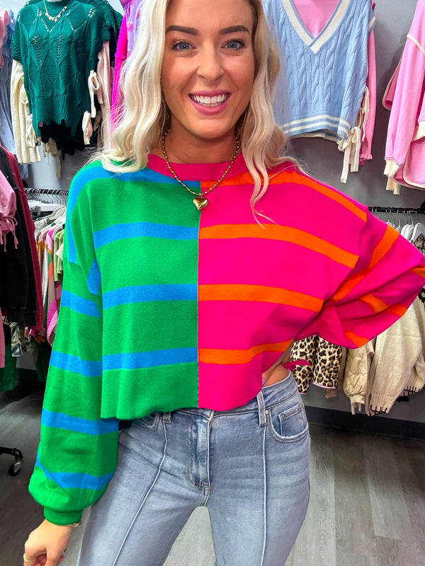 Mix and Match Striped Top