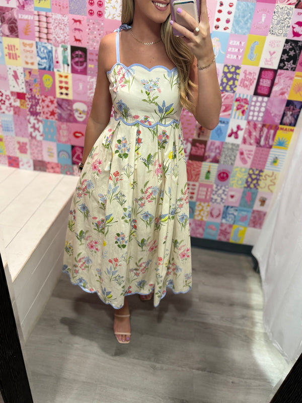 Meadow Muse Midi Dress