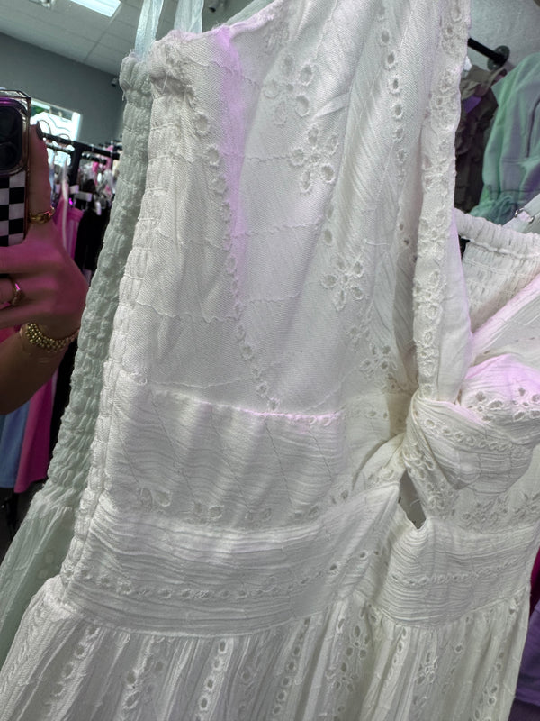 Lace Dress with Twist Bust | ONLINE ONLY