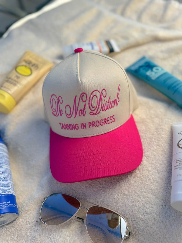 Do Not Disturb Embroidered Trucker Hat