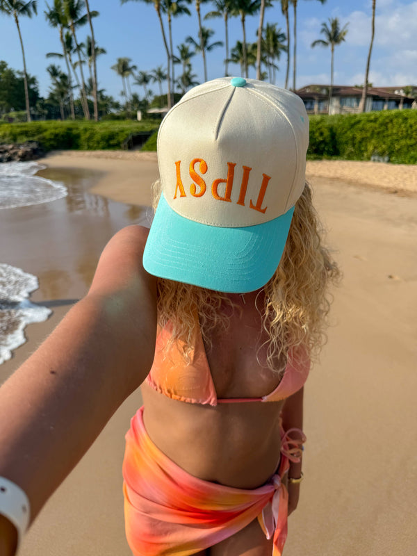 Tipsy Embroidered Trucker Hat