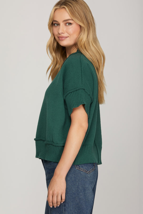 Seam Sweater | Green