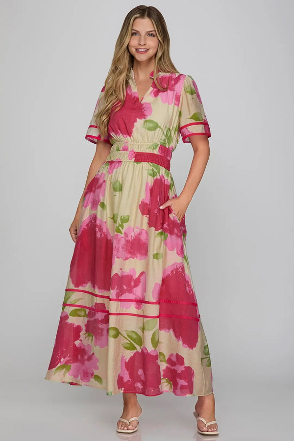 Garden Party Glow Maxi Dress
