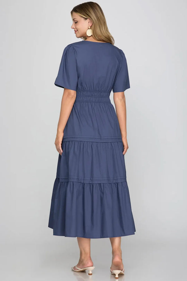 Navy Days Dress | Regular and Plus