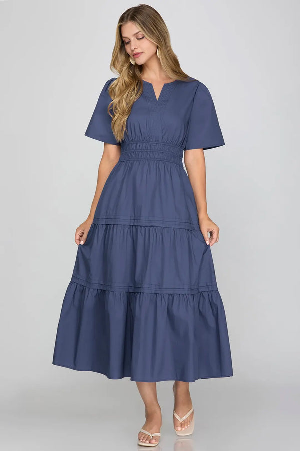 Navy Days Dress | Regular and Plus