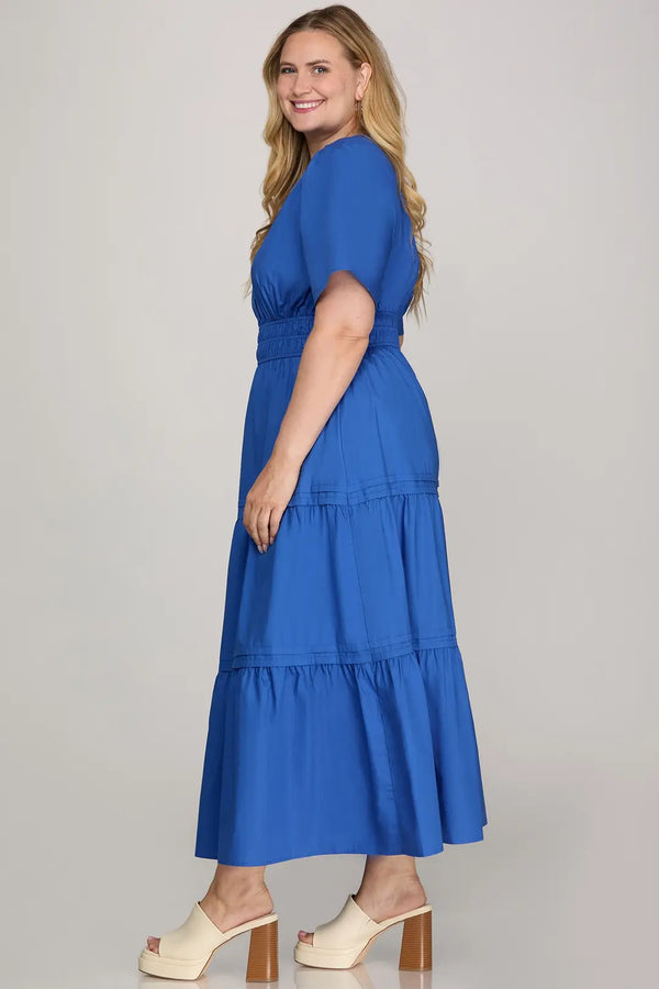 Purest of Blues Dress | Regular and Plus