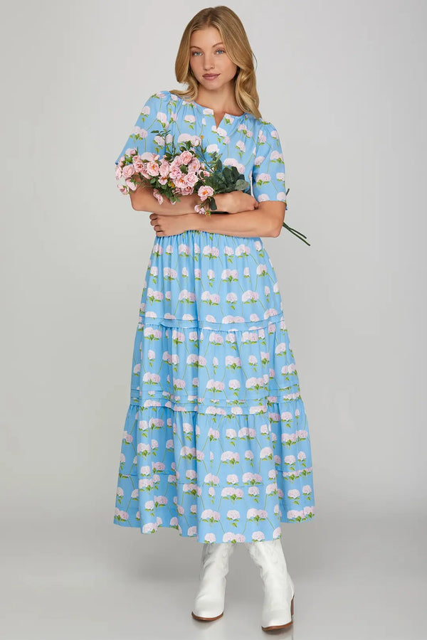 Spring Beauty Midi Dress