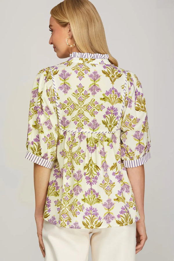 Among the Violets Top