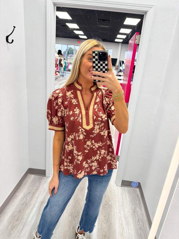 Breath of Fresh Air Top | Terracotta