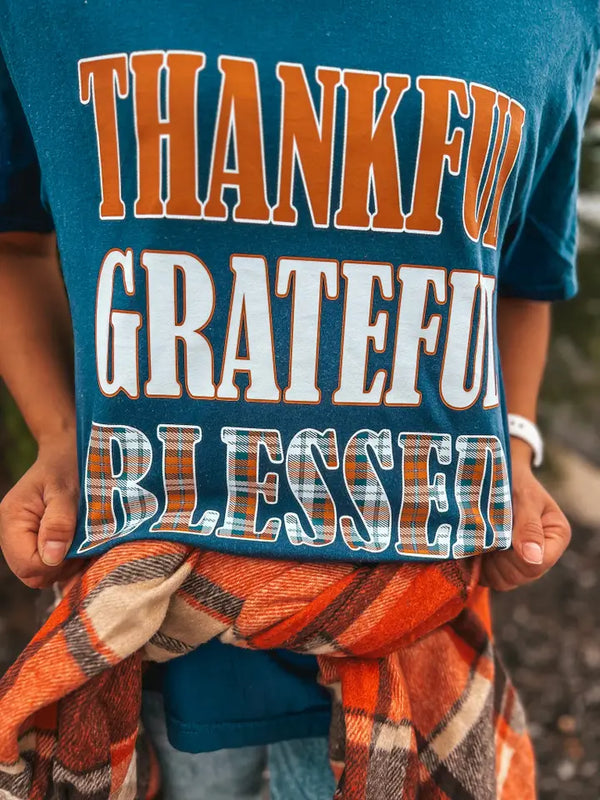 Thankful Graphic Tee | Thanksgiving