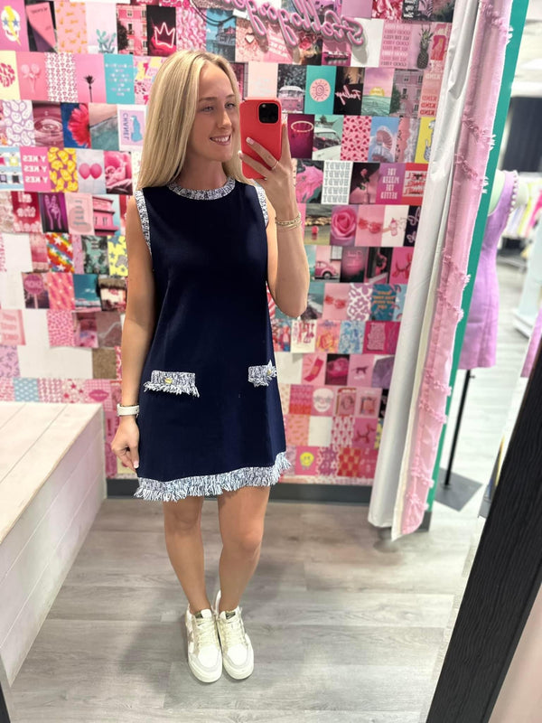 Must Be Magic Dress Navy