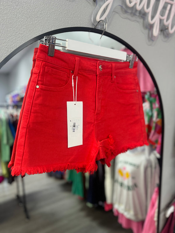 Risen Red Shorts