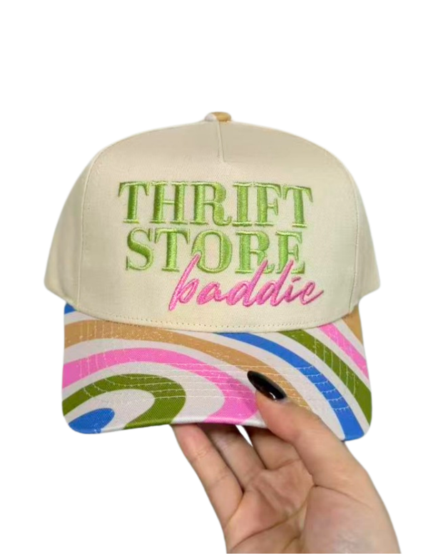 THRIFT STORE BADDIE CANVAS CAP