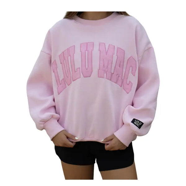 Monochromatic Pink Sweatshirt | LULUMAC