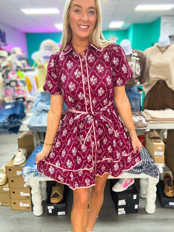 The One For You Dress | Burgundy