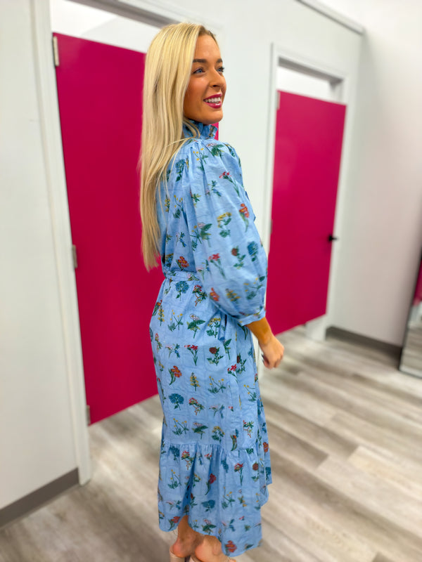 Forget-Me-Not Floral Dress