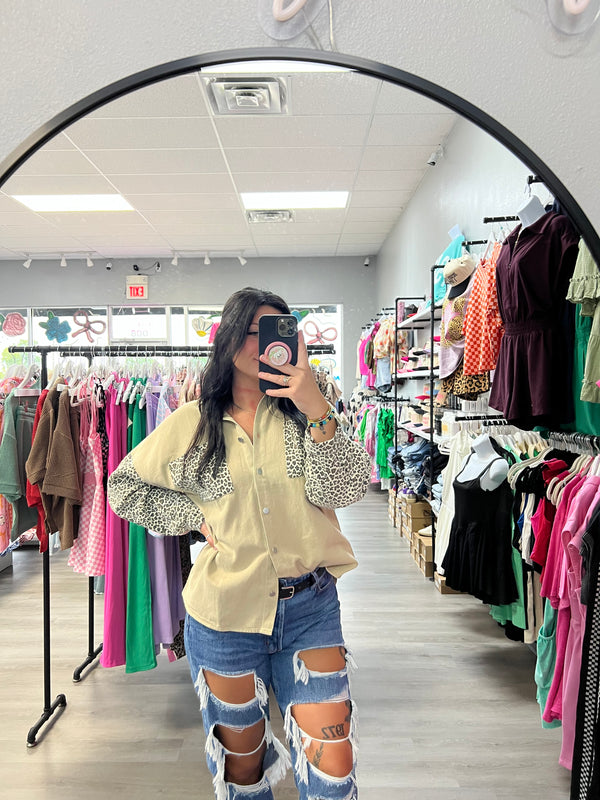 Pushing the Limit Leopard Shacket