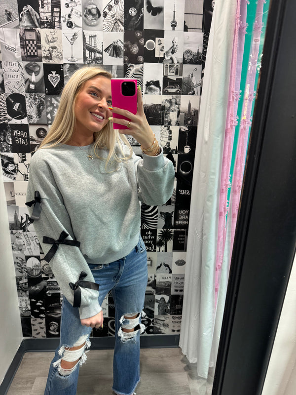 Bows on My Sleeve Sweatshirt