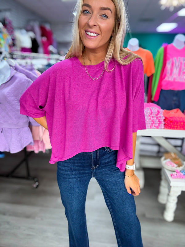 Go My Way Dolman Sleeve Top