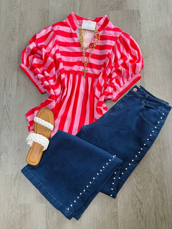 RESTOCK COMING | The Sunset Stripe Top