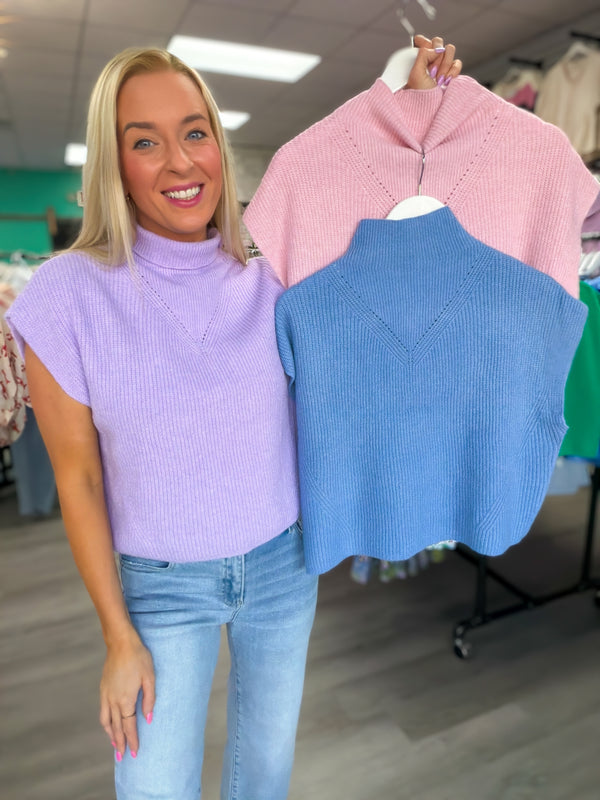 The Sweet & Chic Sweater Tee | Baby Blue